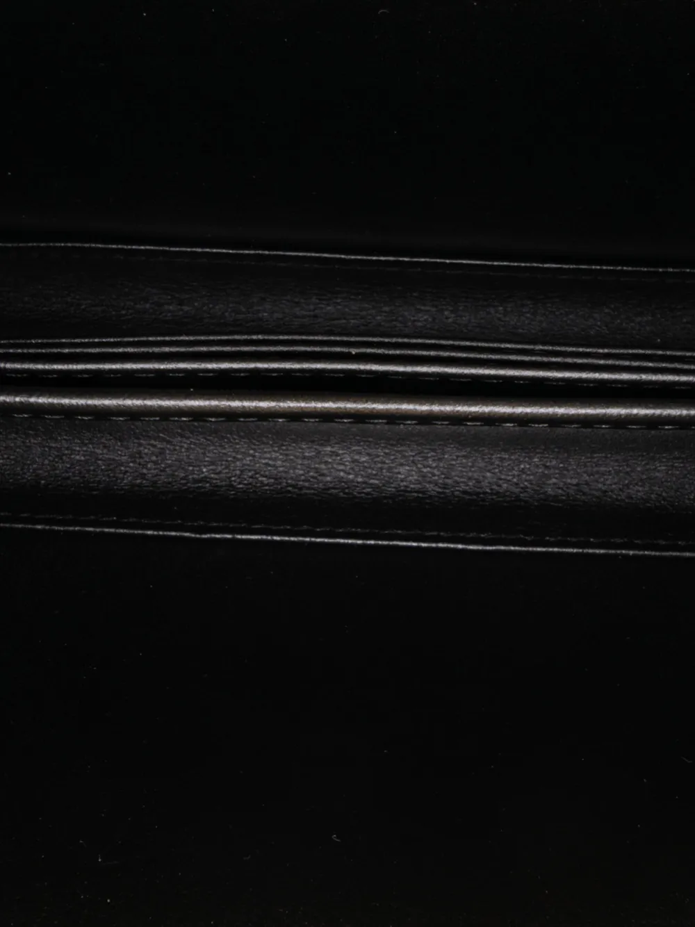 Pre-owned Chanel 2021 Large Glazed Goatskin Box With Chain Crossbody Bag In Black