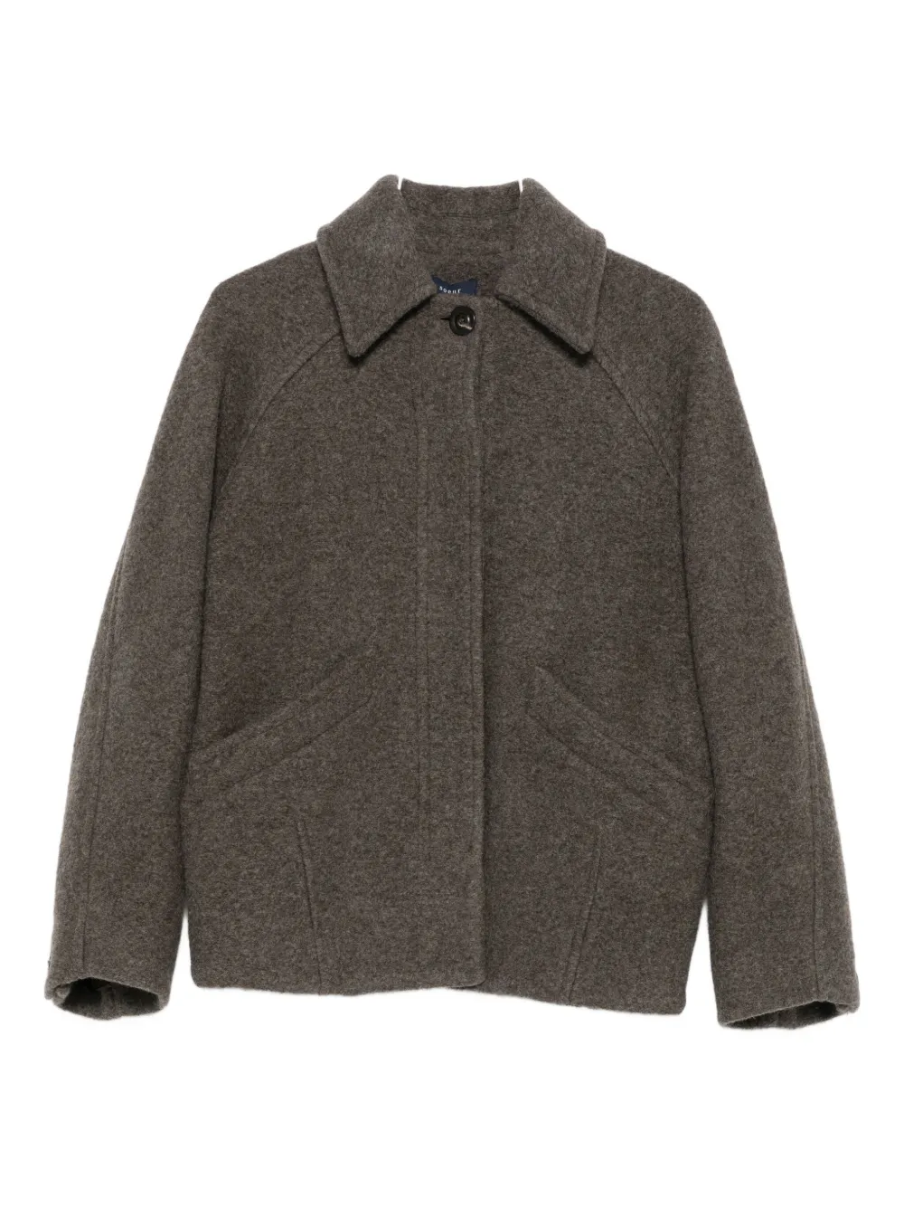 Soeur Buttoned Jacket In Gray