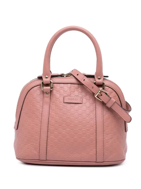 Gucci Pre-Owned 2016-2025 Mini Microguccissima Dome satchel