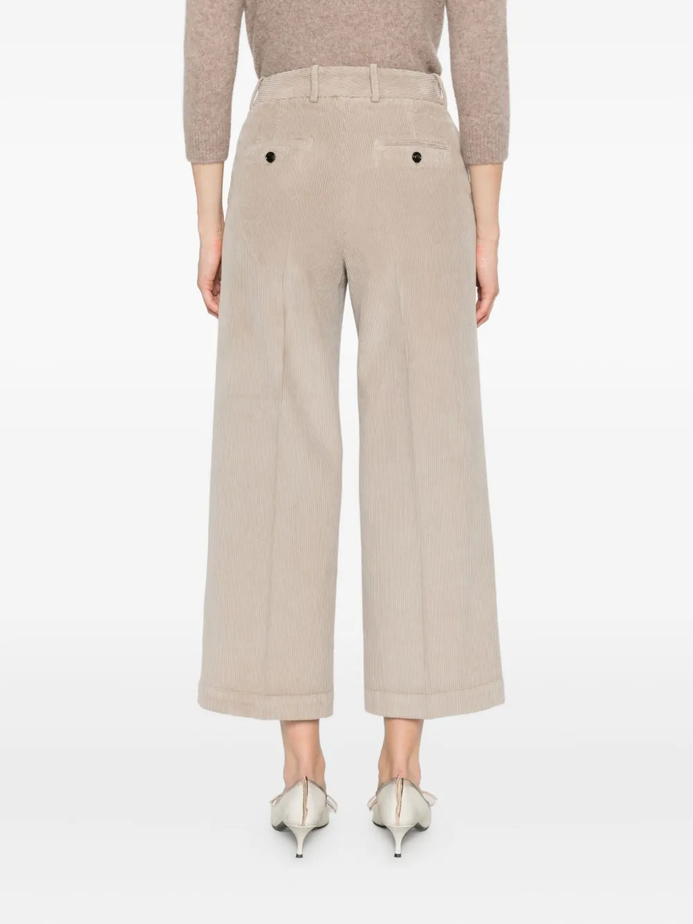 Cellar Door Corduroy Trousers In Neutral