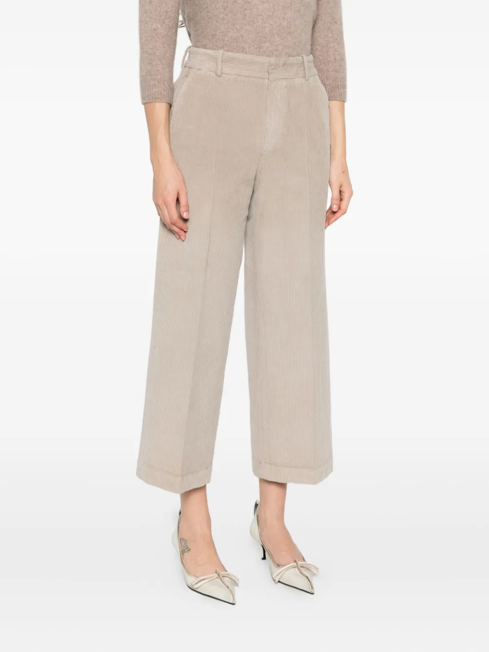 Cellar Door Corduroy Trousers In Neutral