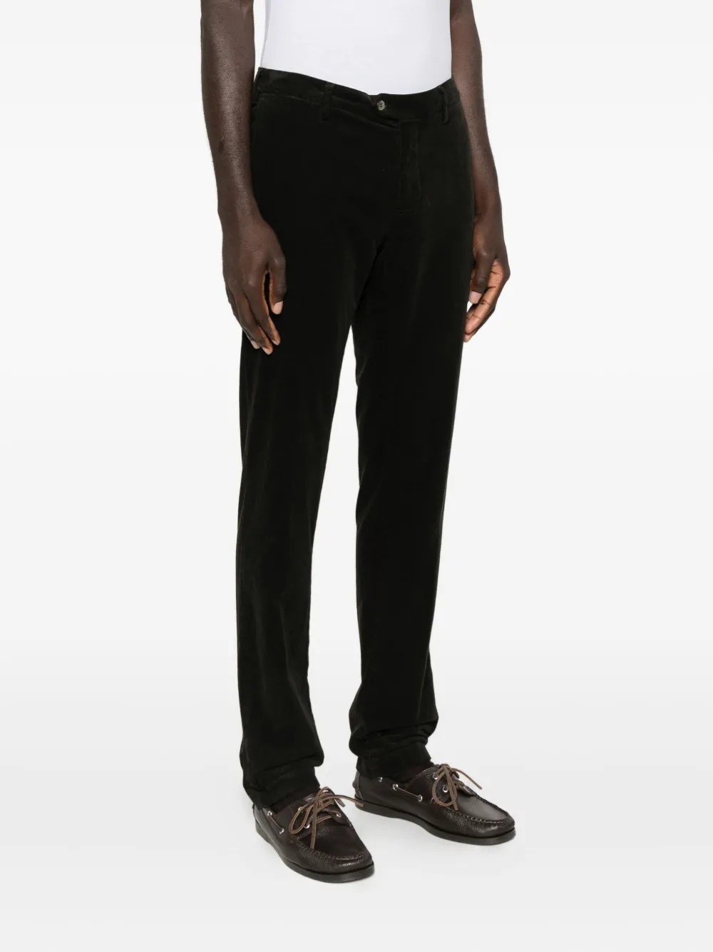 Mason's Chino Trousers In Black