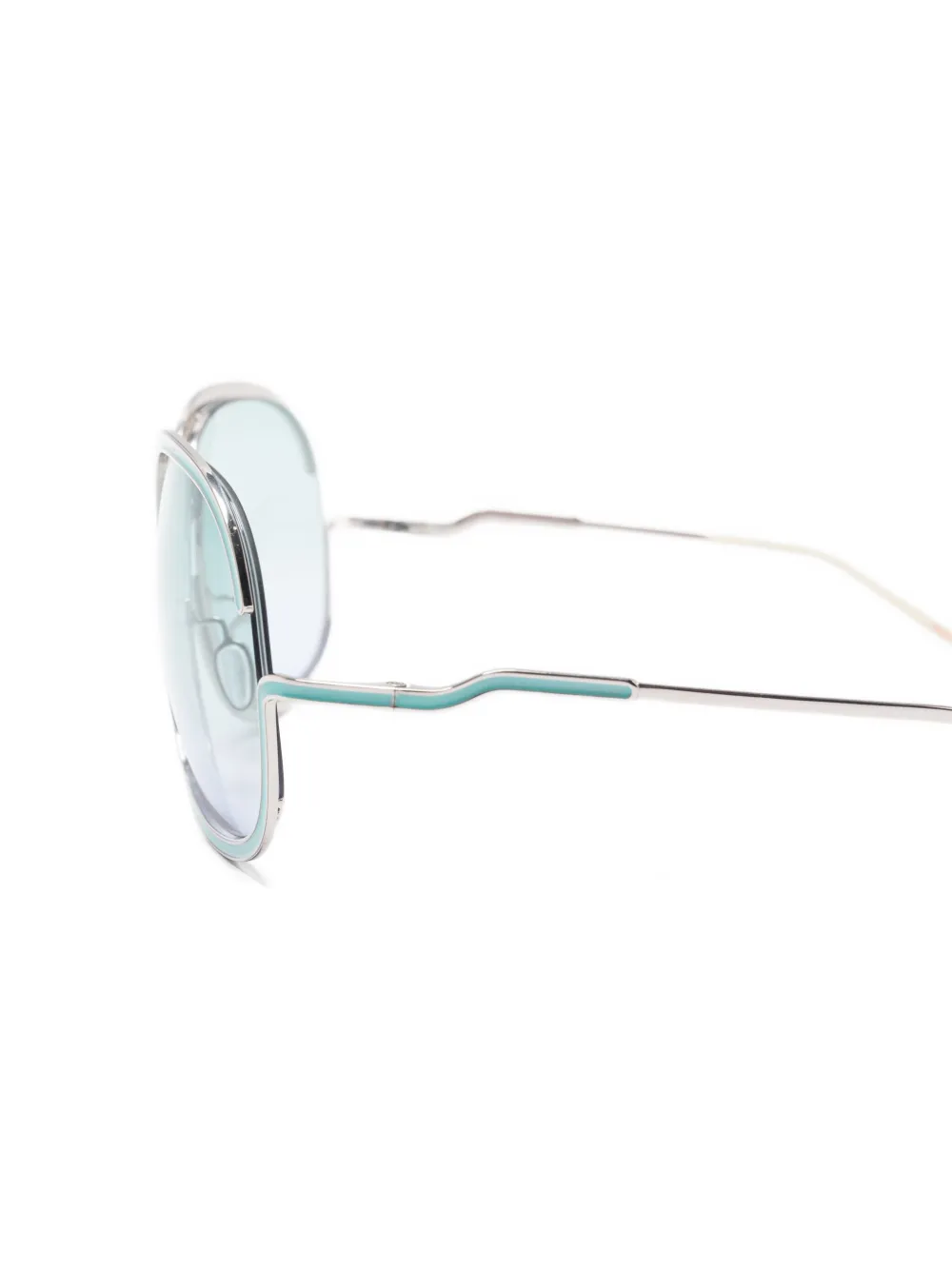  Christian Roth Round-frame Sunglasses - Blue 