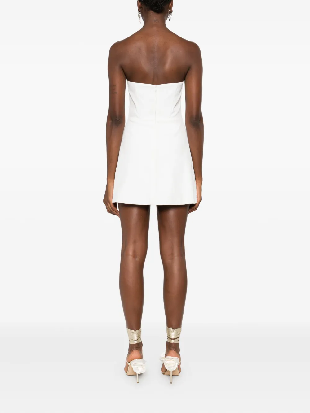 Vestiaire d'un Oiseau Libre Jurk met korset Wit