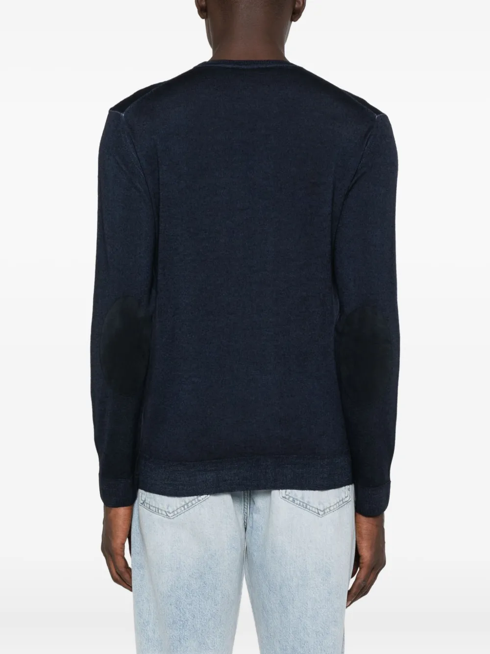Daniele Fiesoli Crew-neck Wool Sweater In Black