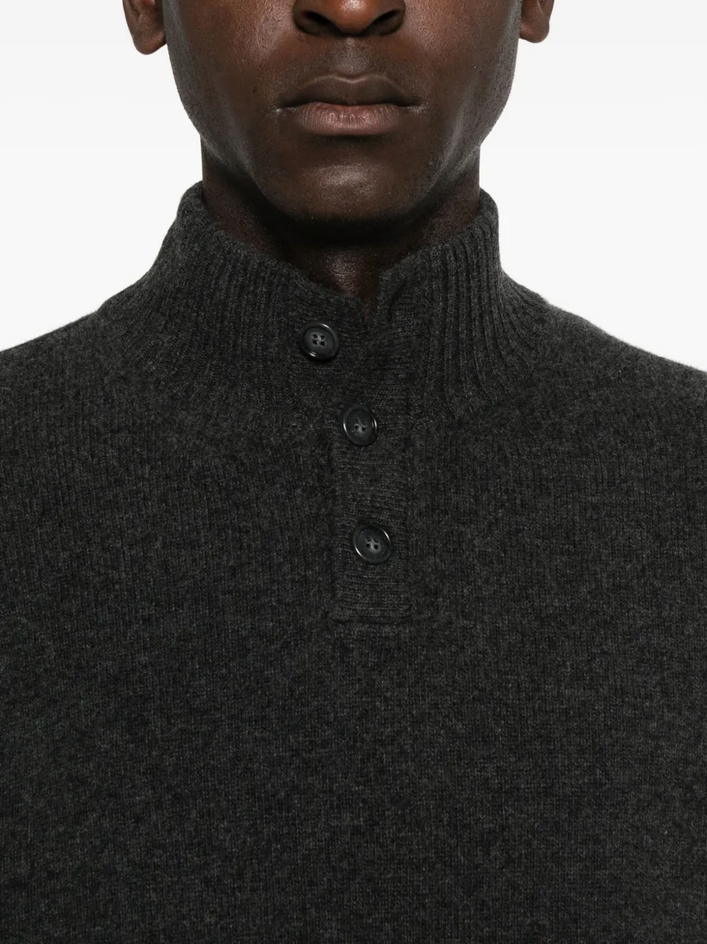 Daniele Fiesoli High-neck Sweater In Gray