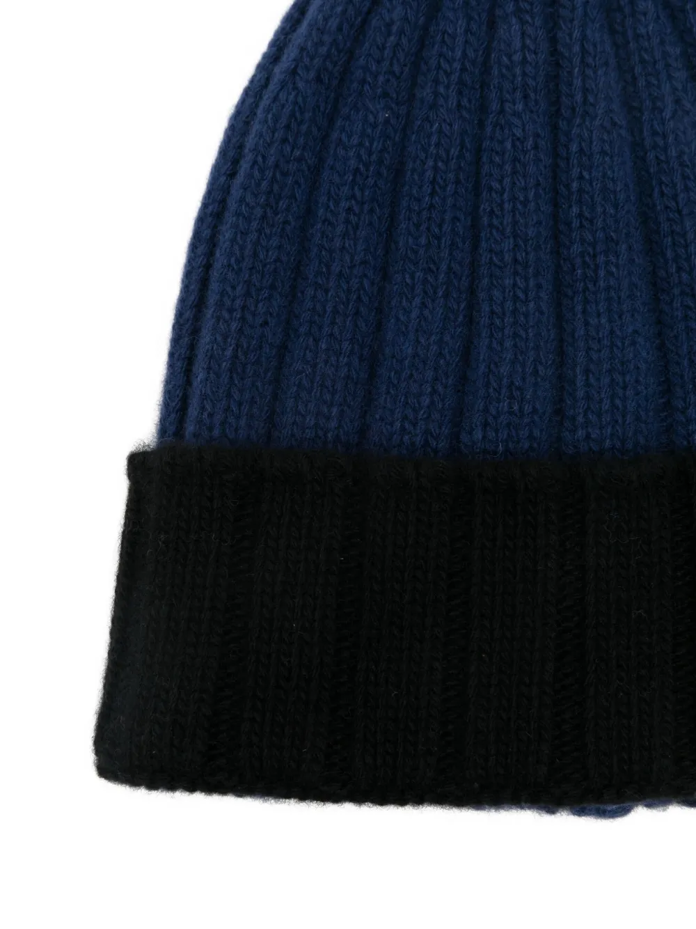 Daniele Fiesoli Ribbed-knit Beanie Hat In Blue