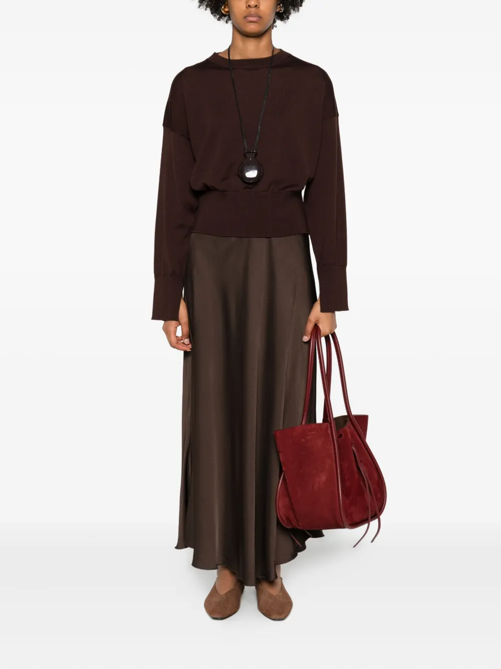 Daniele Fiesoli Crew-neck T-shirt In Brown