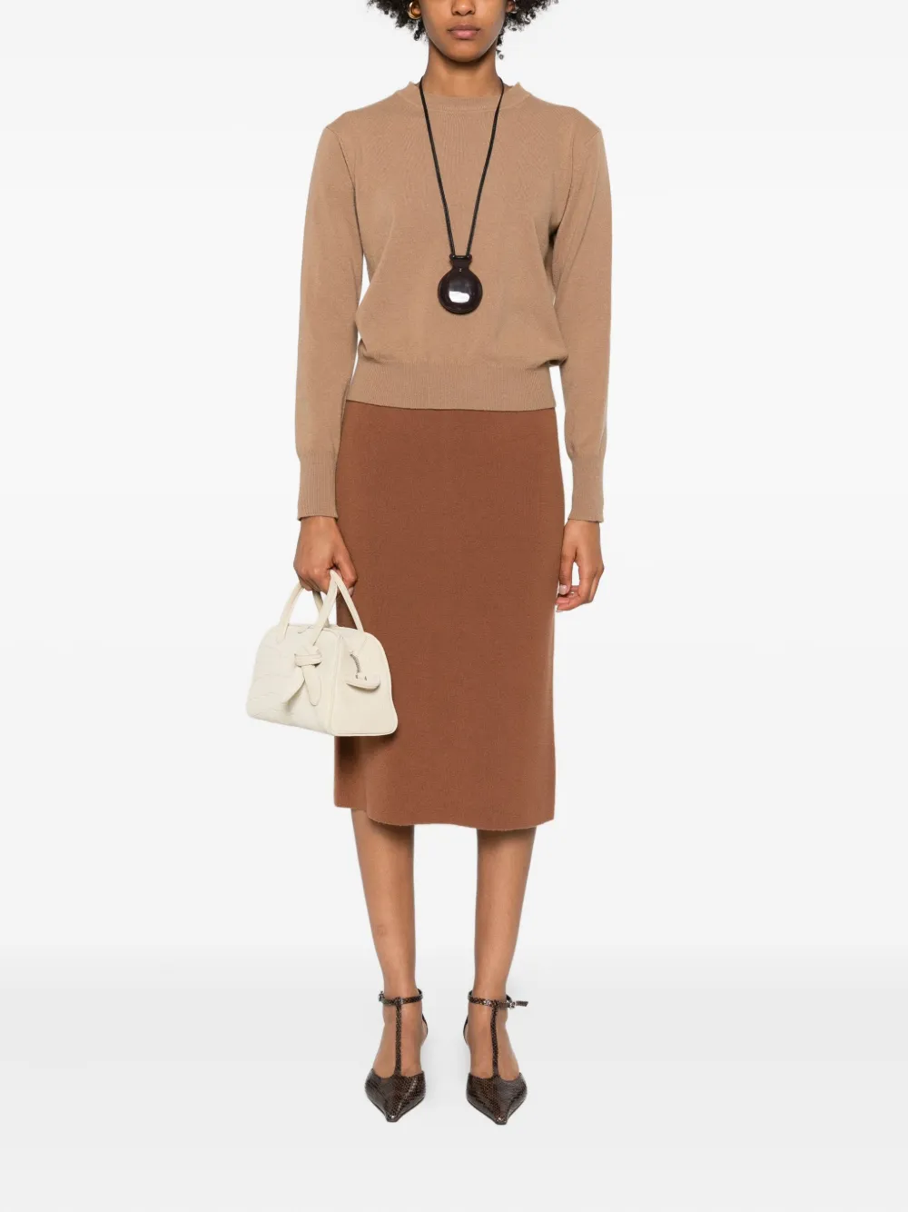 Daniele Fiesoli round-neck merino-cashmere-blend sweater | Knitted Sweaters | Image 2