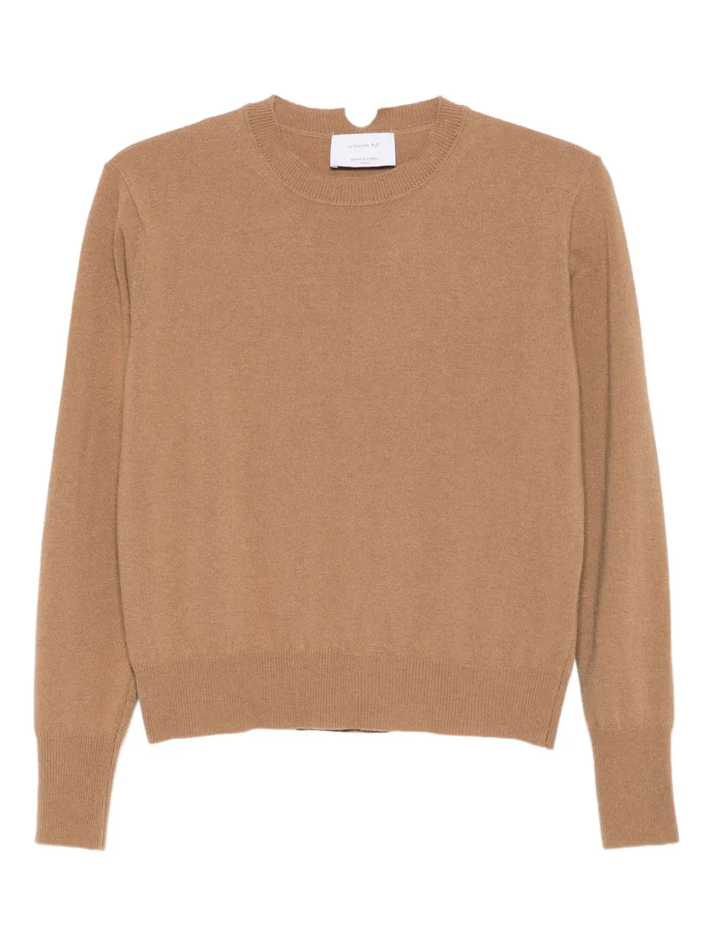 Daniele Fiesoli round-neck merino-cashmere-blend sweater | Neutrals | Image 1