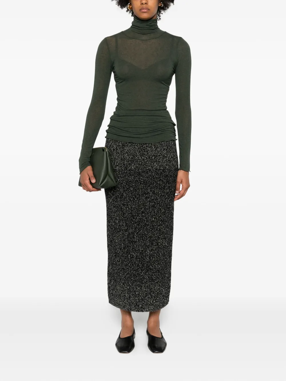 Daniele Fiesoli high-neck ruffled top | T-Shirts & Jersey Shirts | Image 2