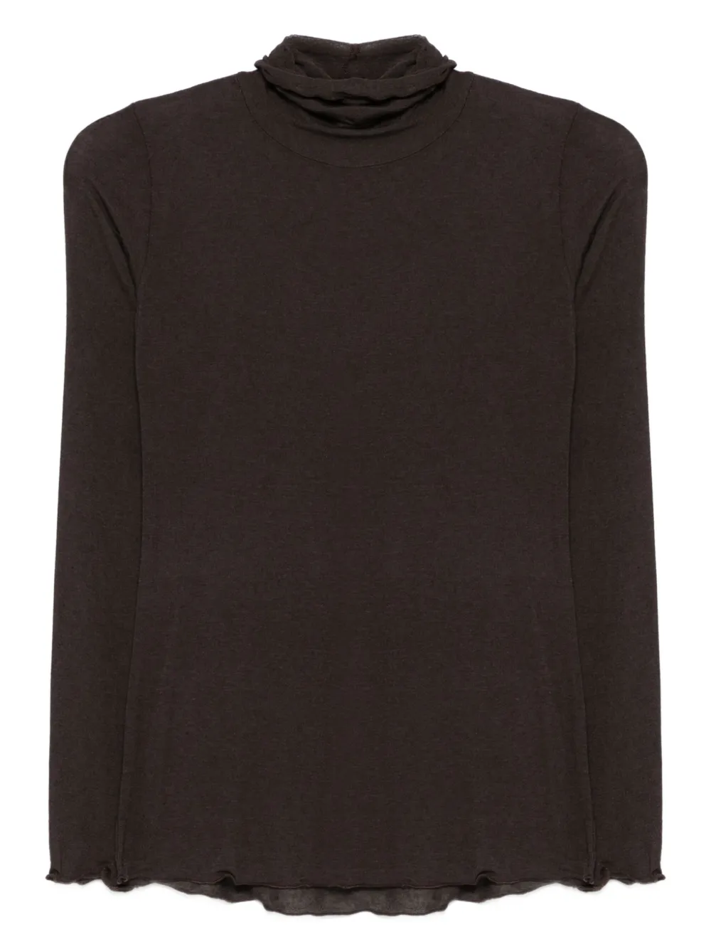 Daniele Fiesoli turtleneck top | Brown | Image 1