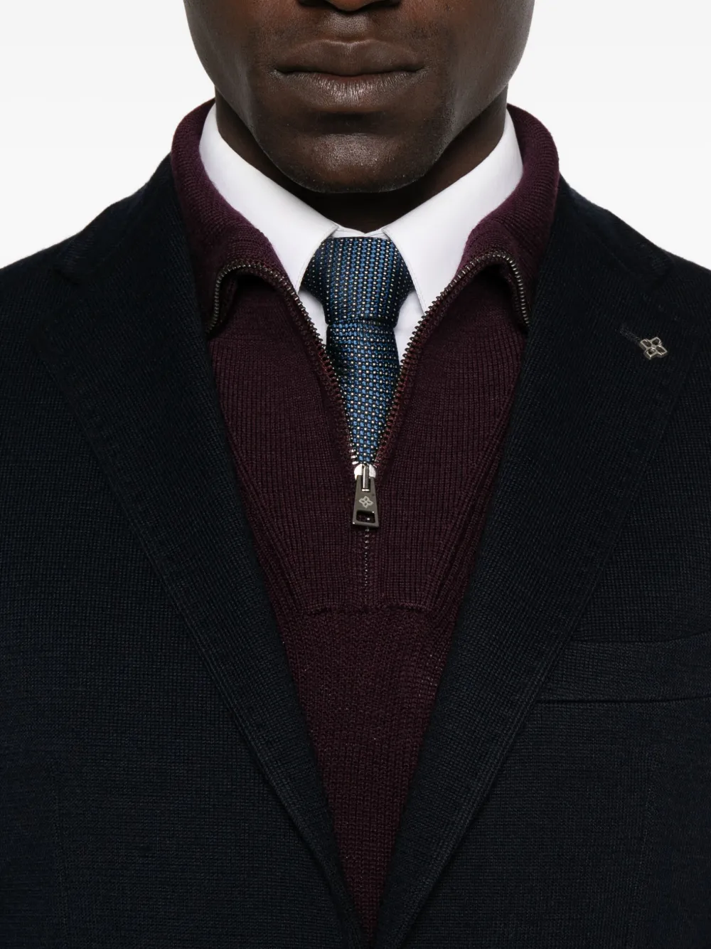 Tagliatore Jack met opgestikte zak Blauw