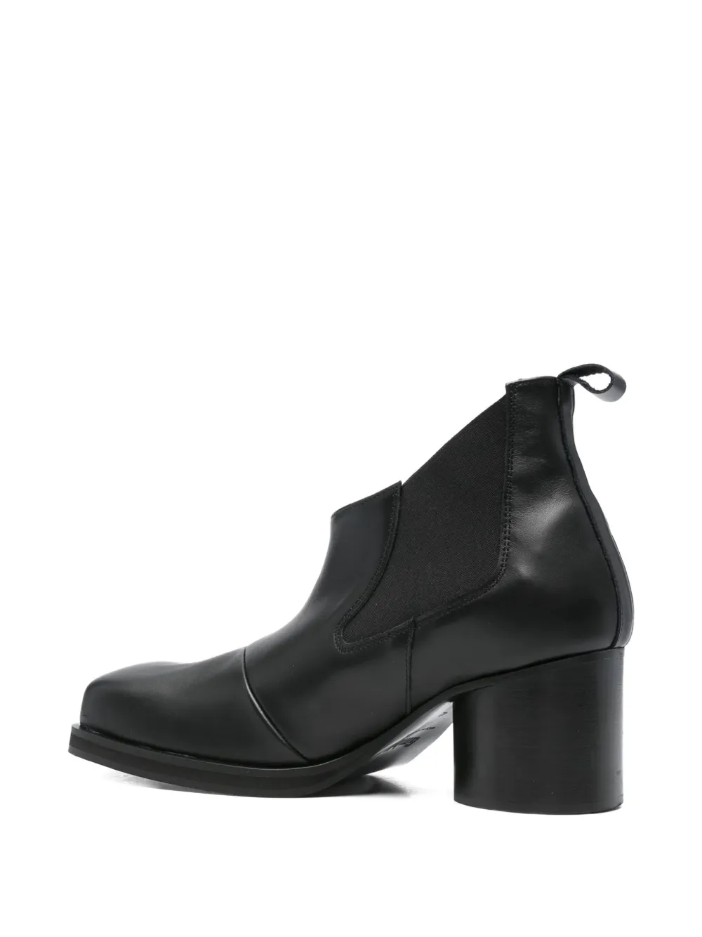 GmbH square-toe chelsea boots Black
