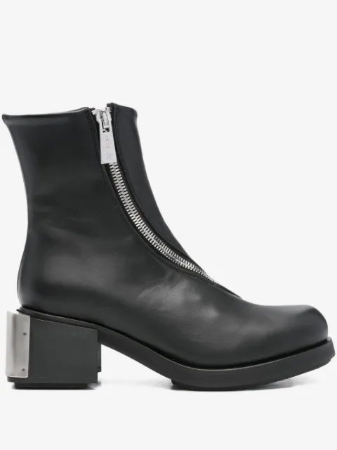 GmbH bottines zippées à talon épais