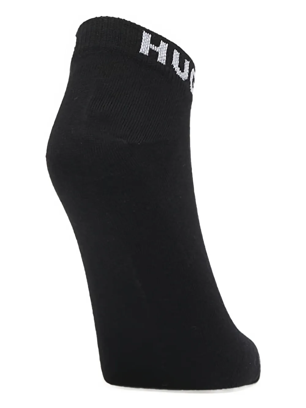 HUGO logo-detail ankle socks (pack of three) Zwart