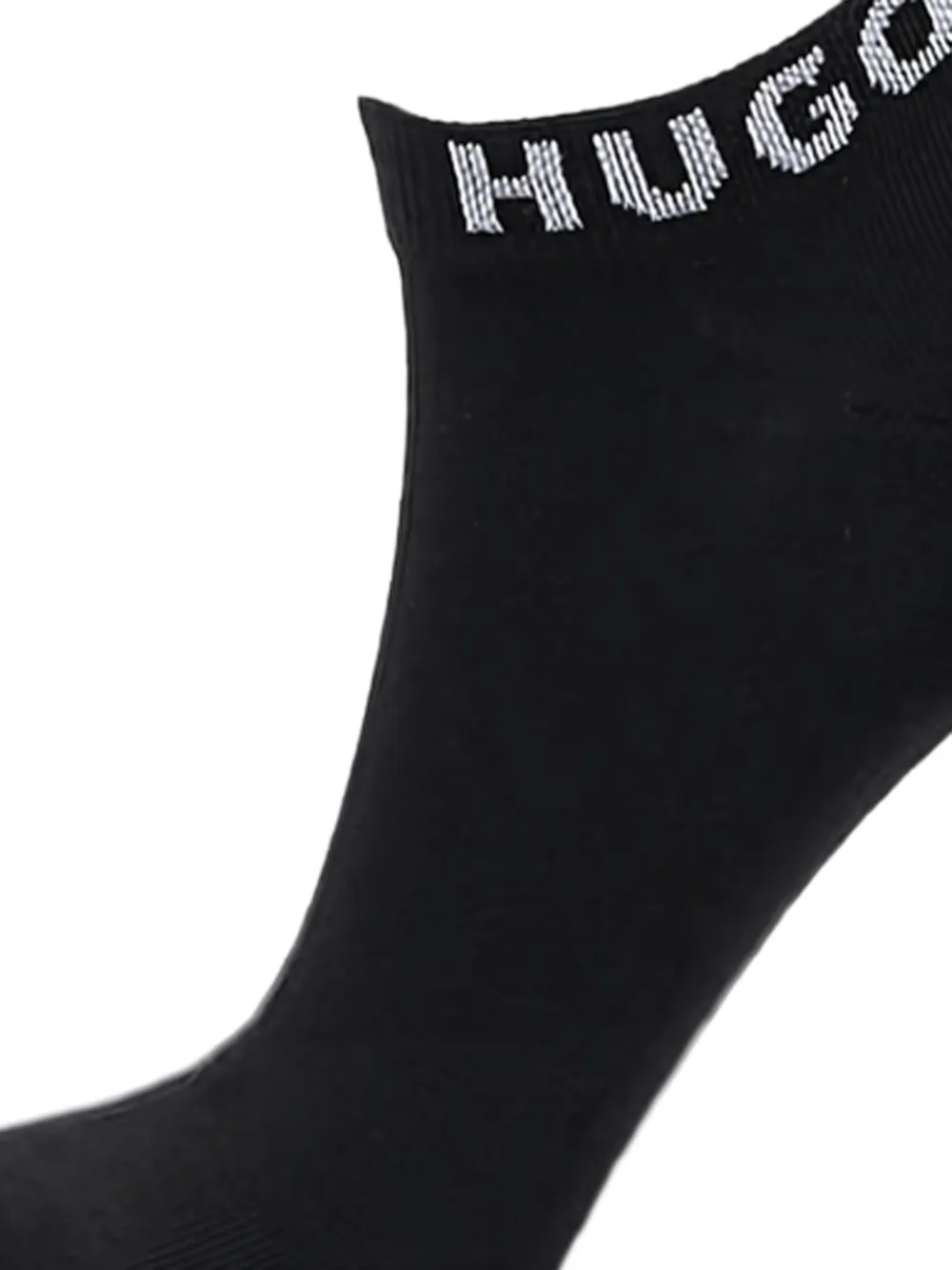 HUGO logo-detail ankle socks (pack of three) Zwart
