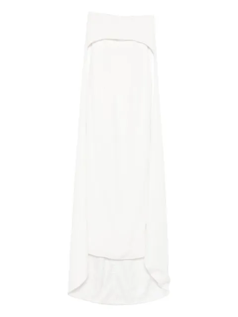 Vestiaire d'un Oiseau Libre off-the-shoulder cape dress