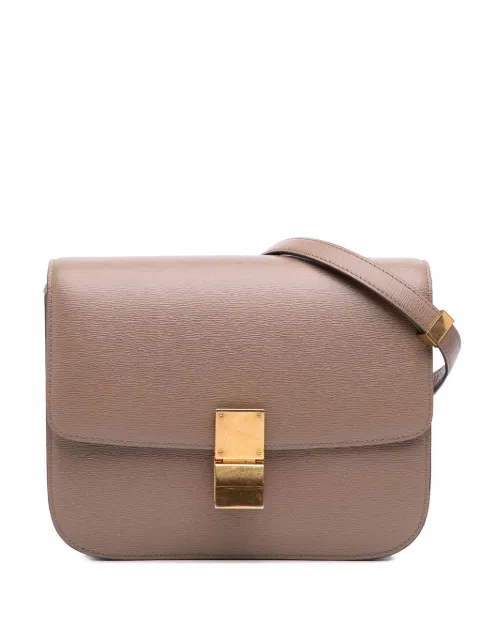 Celine Pre-Owned bolsa crossbody Classic Box mediana de piel de becerro 2017