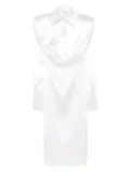 Vestiaire d'un Oiseau Libre padded-shoulder midi dress - White