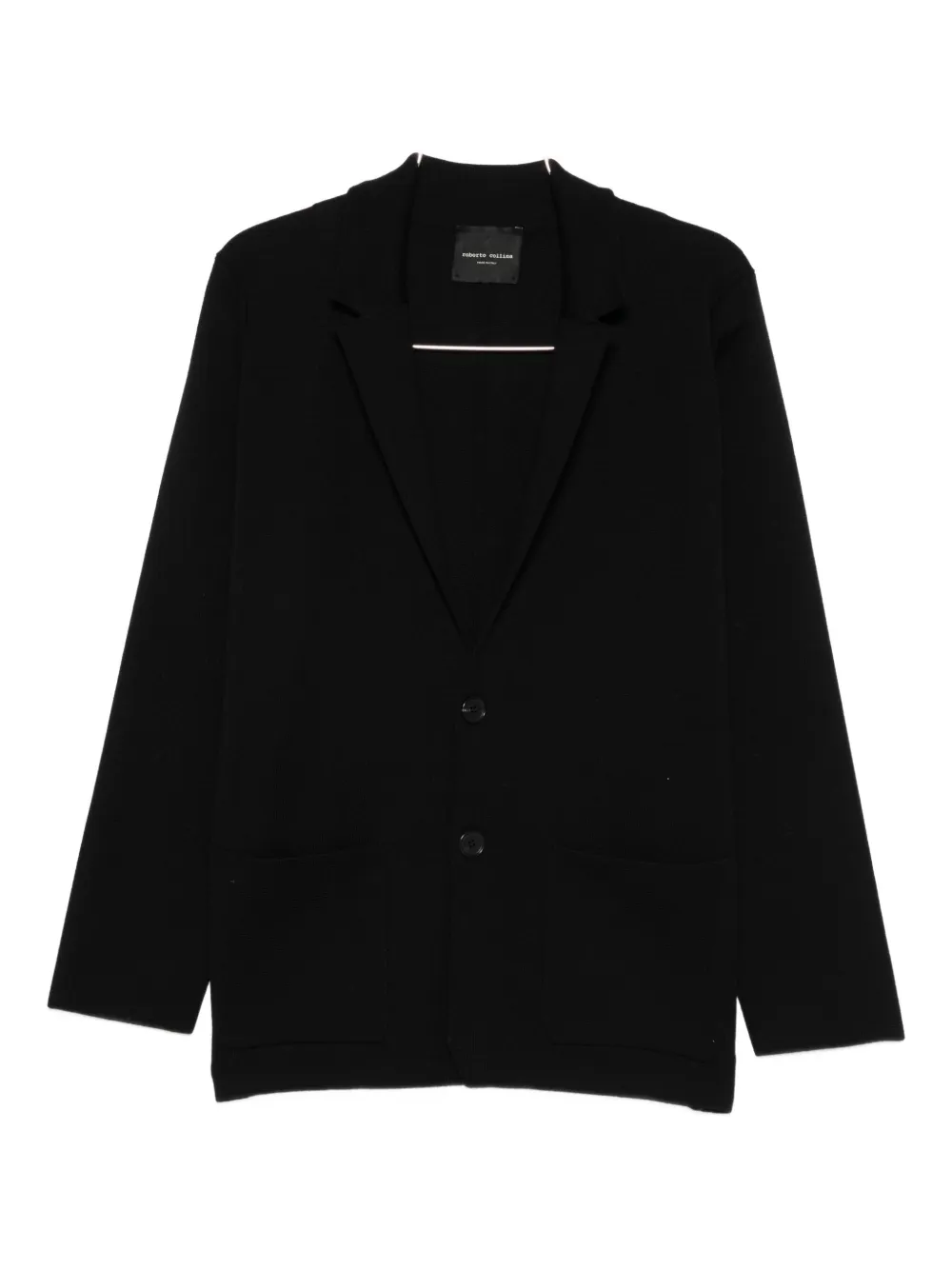 Roberto Collina buttoned patch-pocket cardigan Zwart