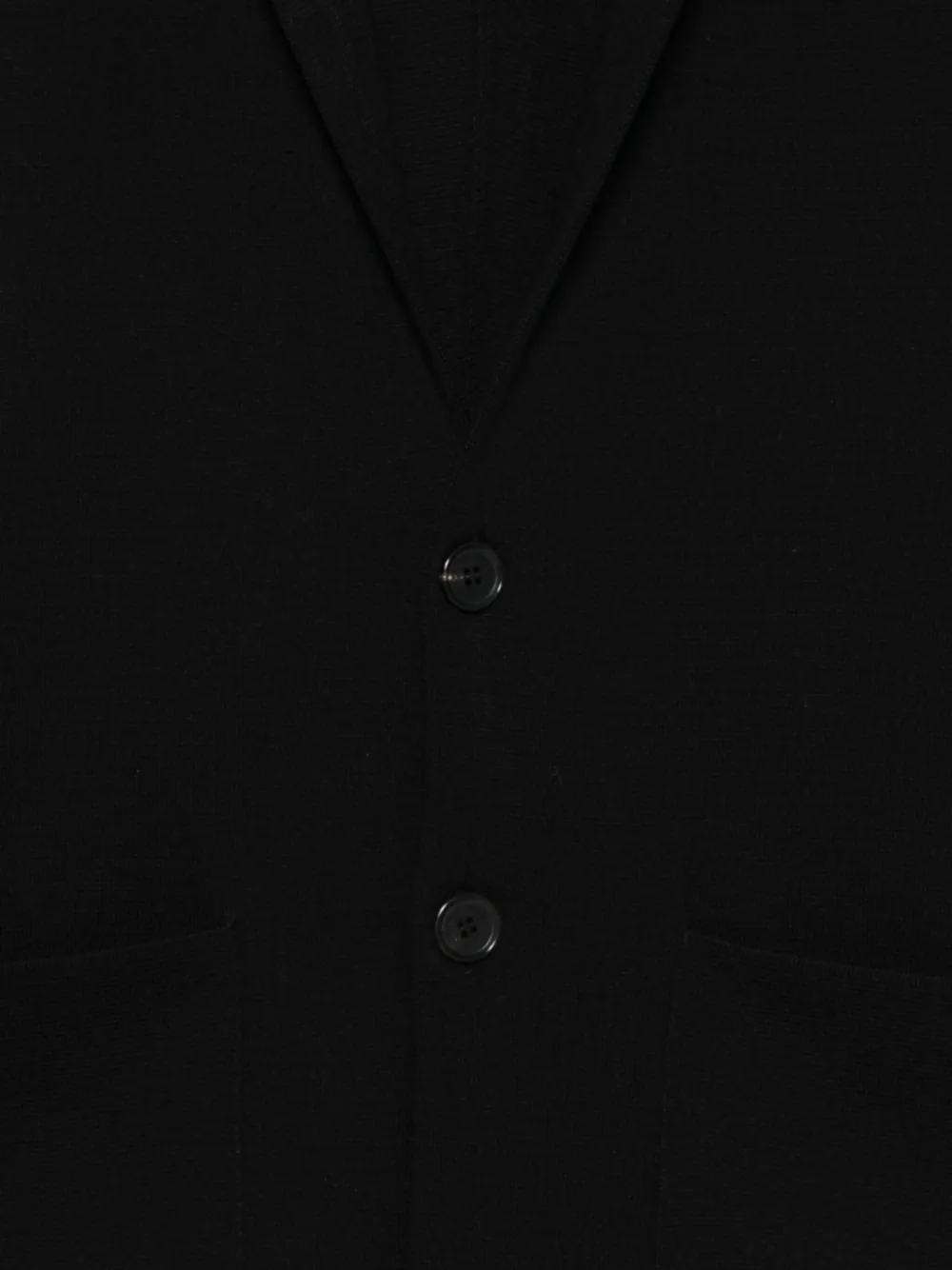 Roberto Collina buttoned patch-pocket cardigan Zwart