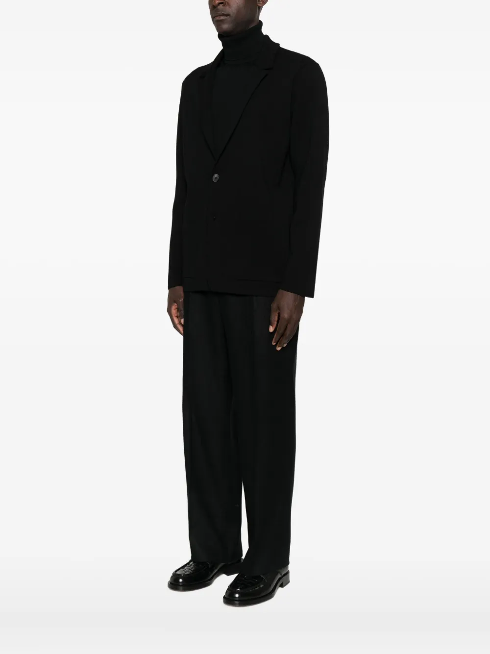 Roberto Collina Vest met opgestikte zak met knopen Zwart