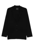 Roberto Collina buttoned patch-pocket cardigan - Black