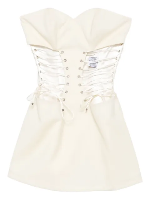 Vestiaire d'un Oiseau Libre lace-up corset mini dress