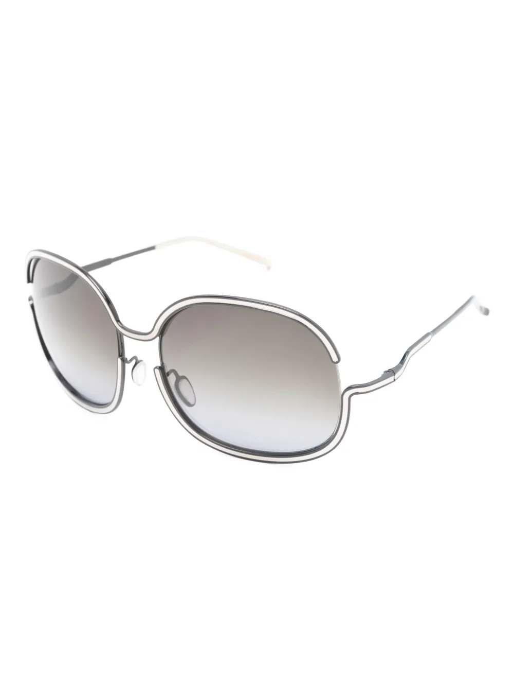 Christian Roth oval-frame sunglasses - Zilver