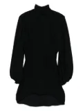 Vestiaire d'un Oiseau Libre Eve high-neck balloon-sleeve mini dress - Black