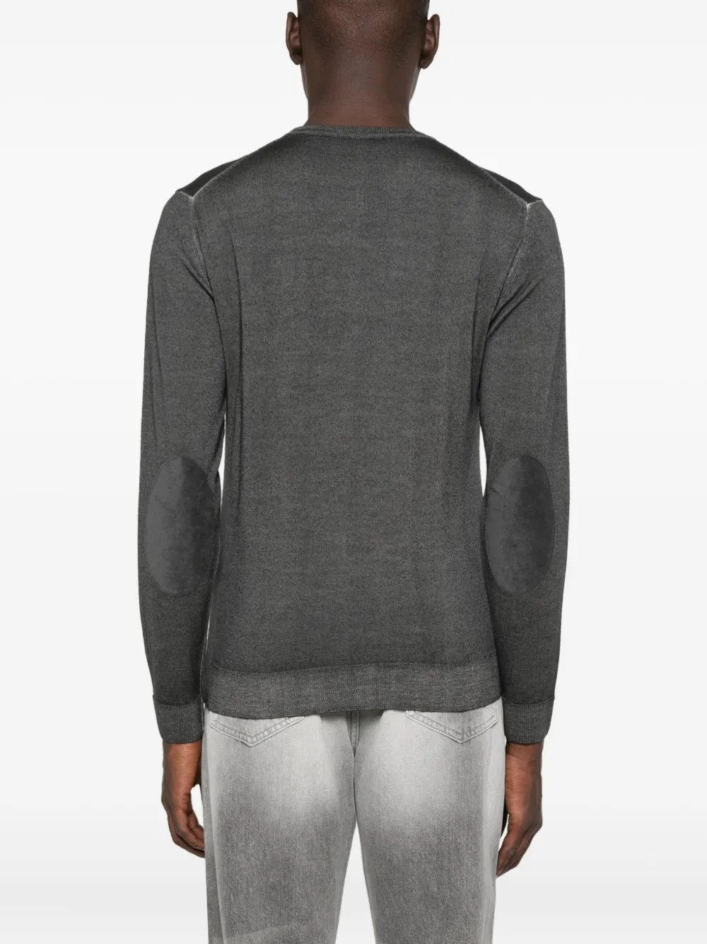 Daniele Fiesoli Crew-neck Wool Sweater In Gray