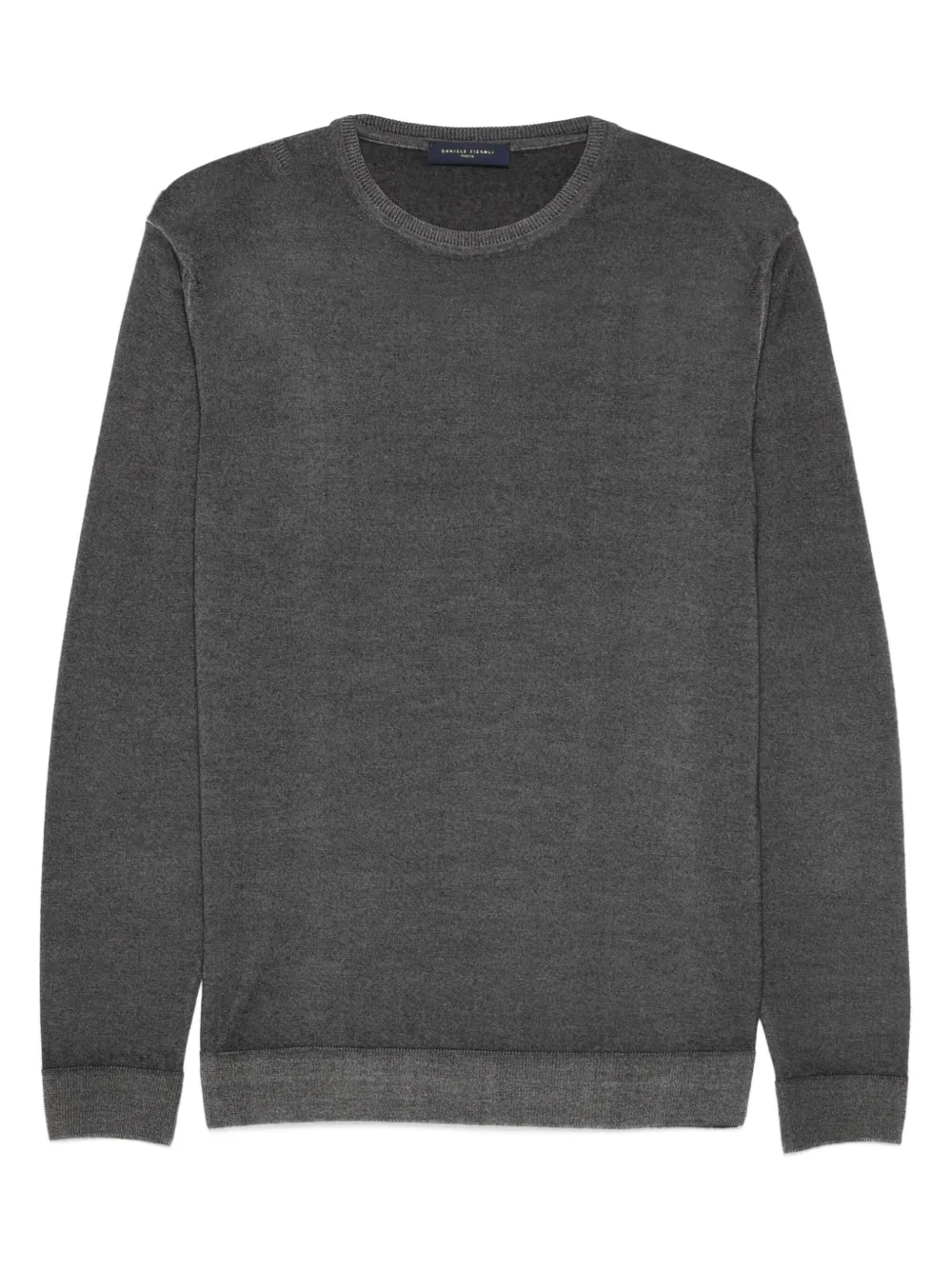 Daniele Fiesoli Crew-neck Wool Sweater In Gray
