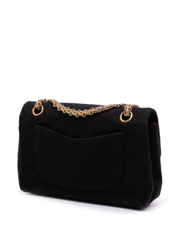 CHANEL Pre-Owned 1989-1991 スモール クラシック ジャージー ダブル