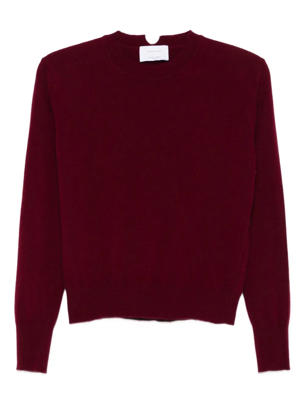 Daniele Fiesoli Crew-neck Sweater In Burgundy