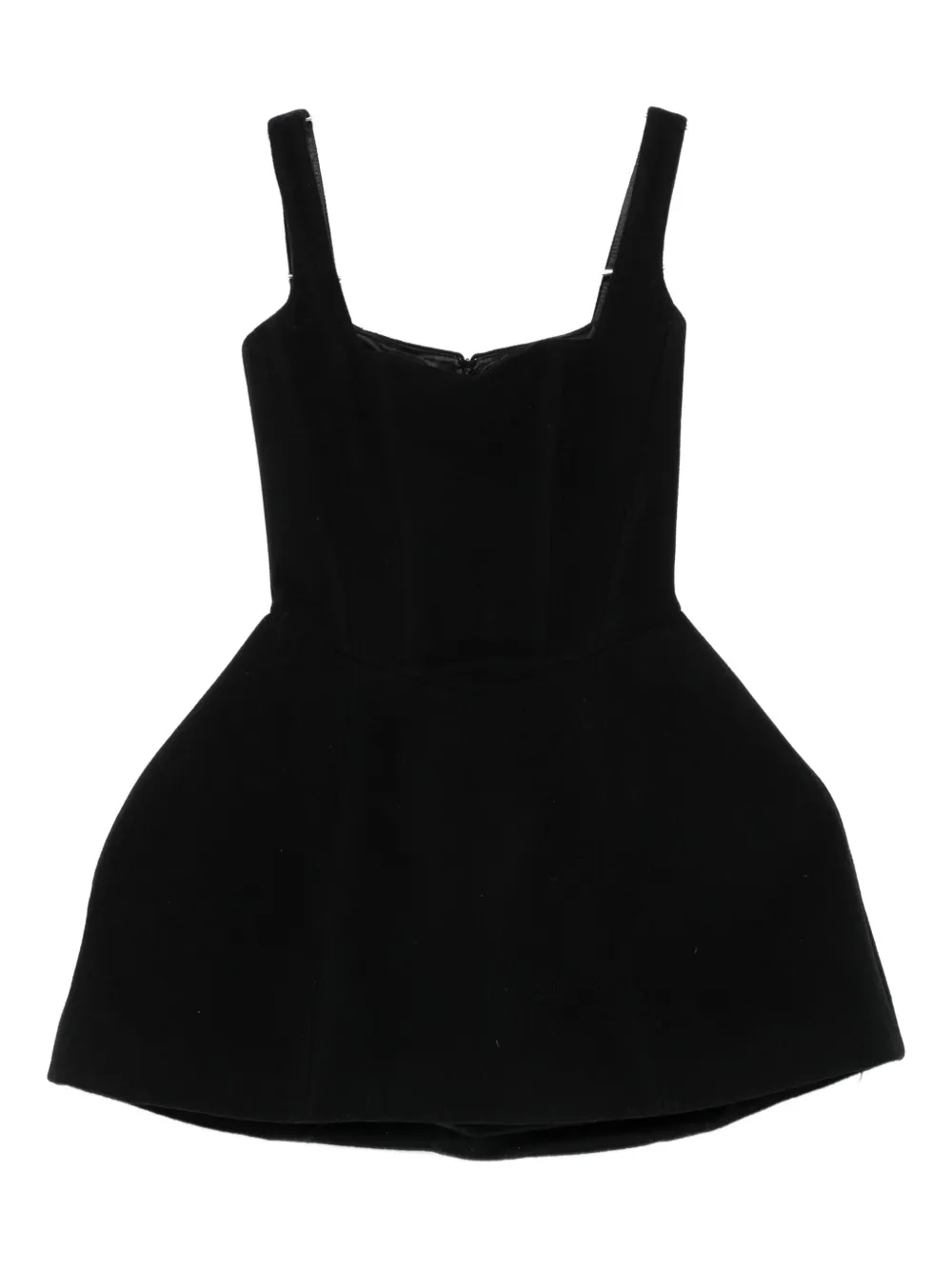 Vestiaire d'un Oiseau Libre square-neck dress - Nero