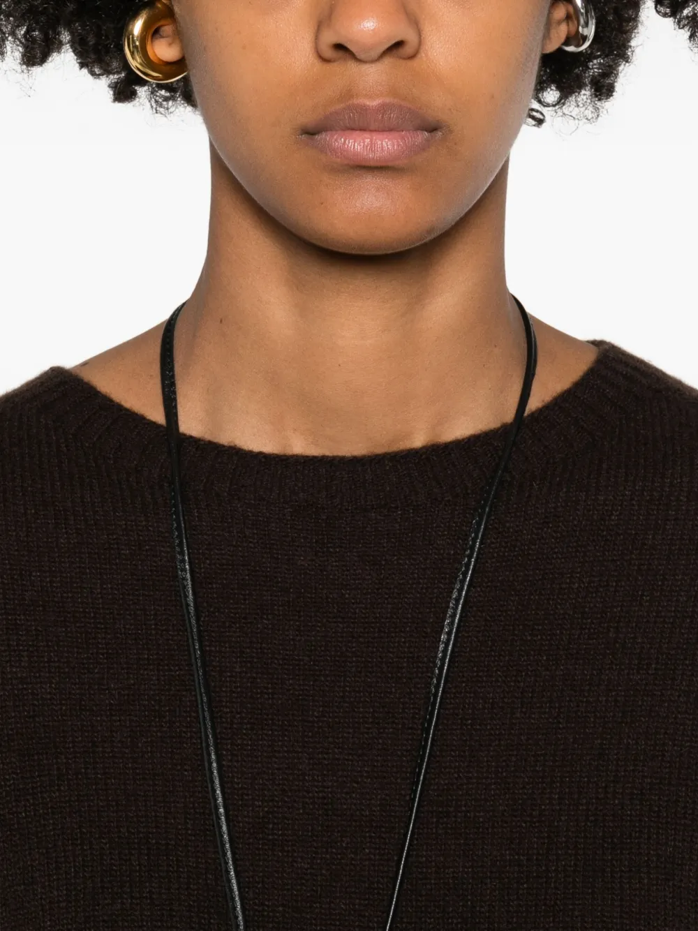 Daniele Fiesoli Round-neck Sweater In Brown