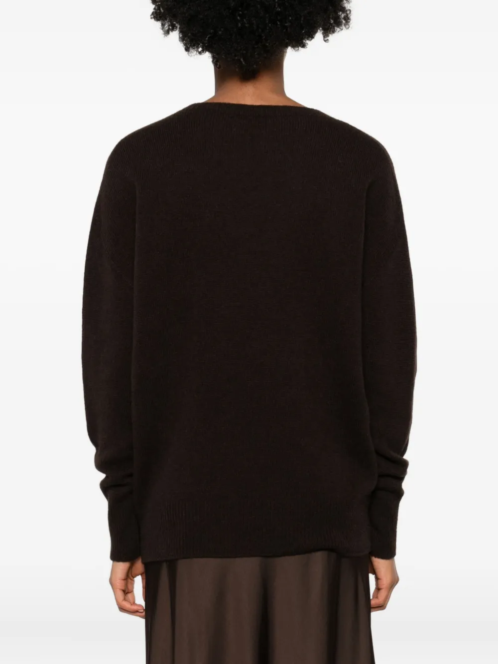 Daniele Fiesoli Round-neck Sweater In Brown
