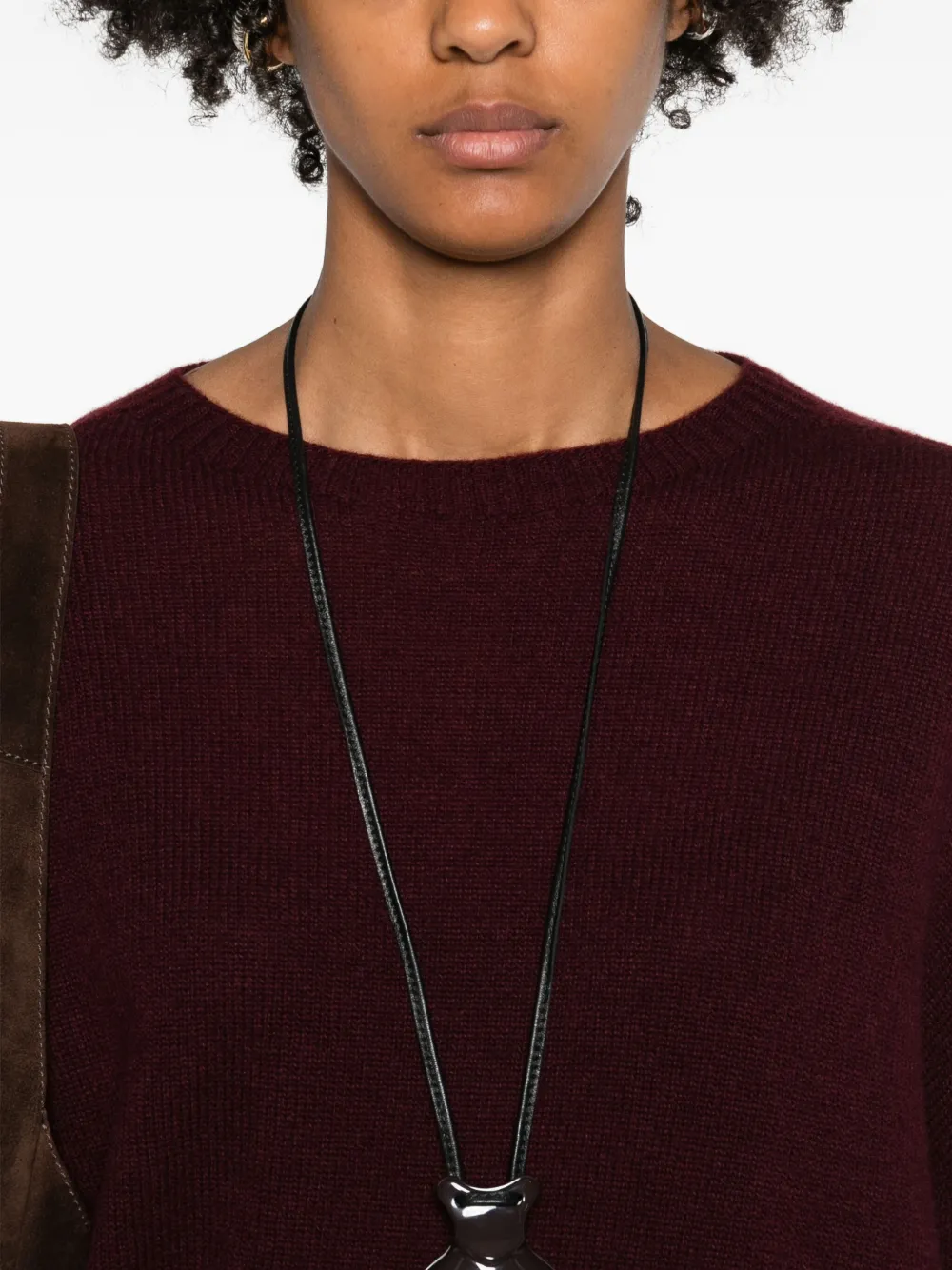 Daniele Fiesoli Merino-cashmere-blend Crew-neck Sweater In Red