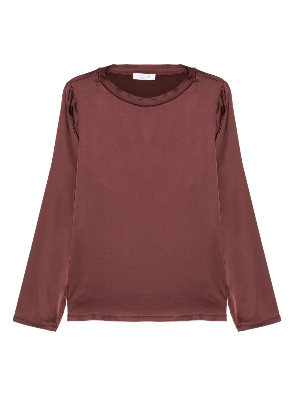 Daniele Fiesoli long-sleeve round-neck top | Red | Image 1