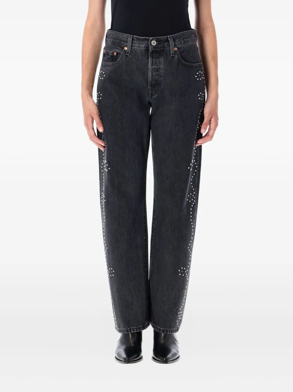 Levi's 90s crystal-embellished jeans | Black | Image 1