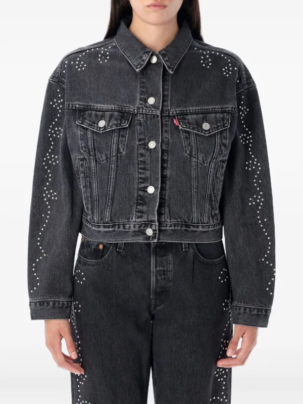 Levi's 90s Trucker Studs デニムジャケット | ブラック