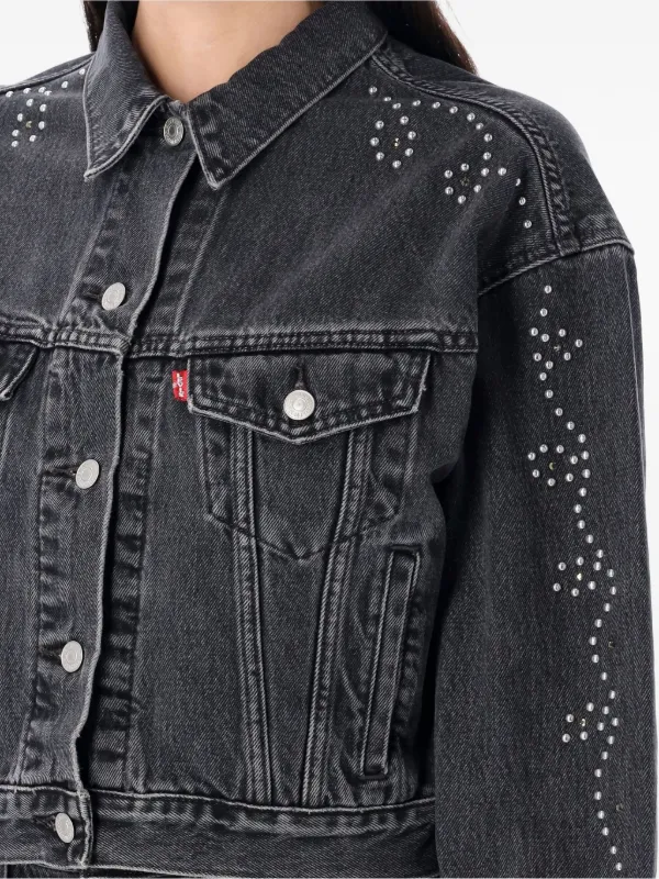 Levi's ブラックデニムジャケット　90s 楽天市場】古着 90年代 リーバイス Levi's ブラック デニム