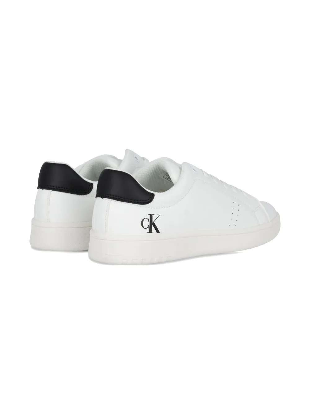Calvin Klein Logo-print Sneakers In White