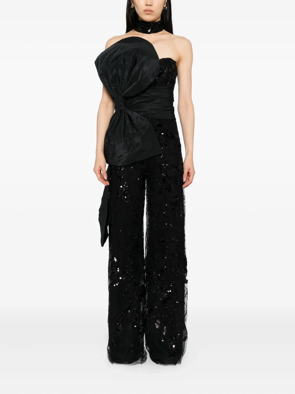 Saiid Kobeisy sequin-embroidered jumpsuit | Full Length | Image 2