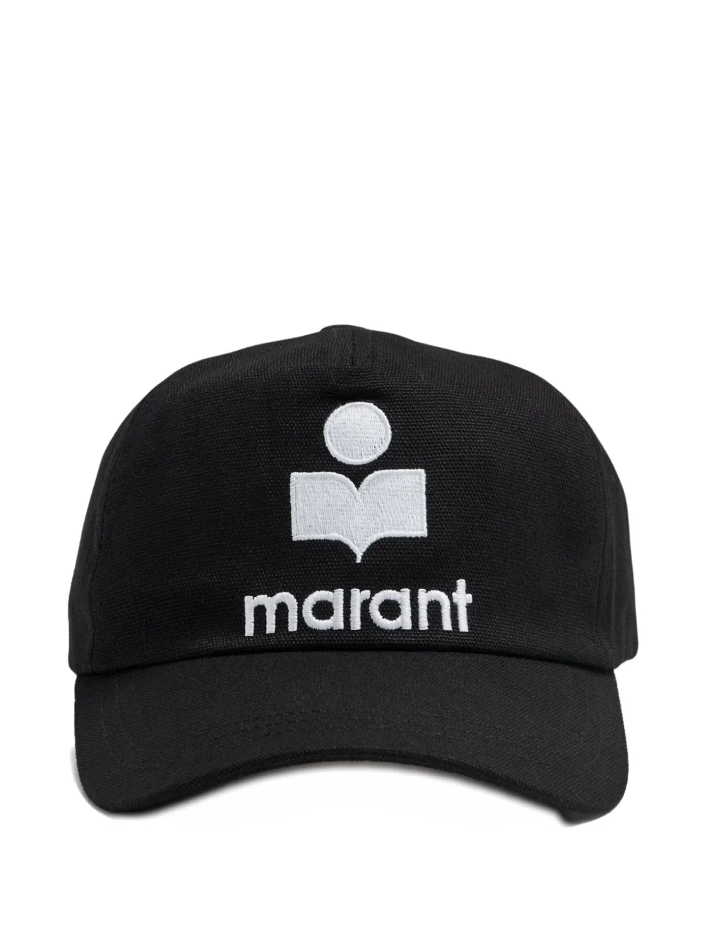 ISABEL MARANT embroidered logo cap Zwart
