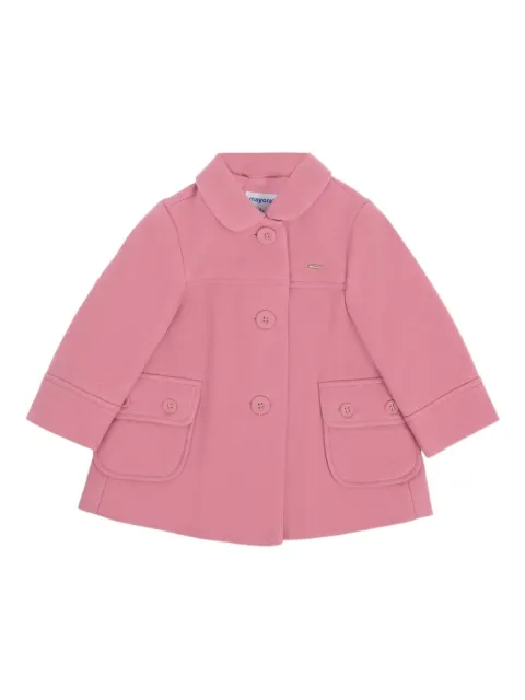 Mayoral peter pan collar buttoned jacket