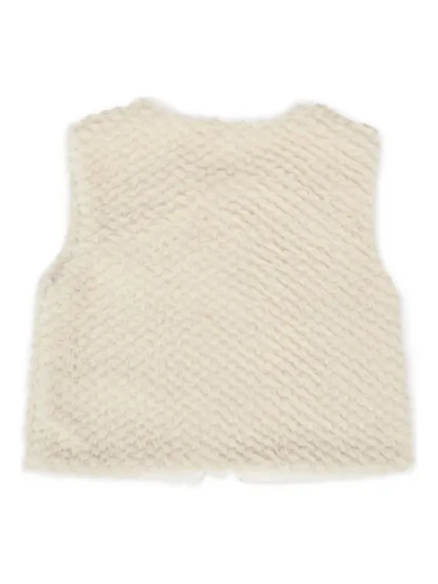 Mayoral textured sleeveless gilet