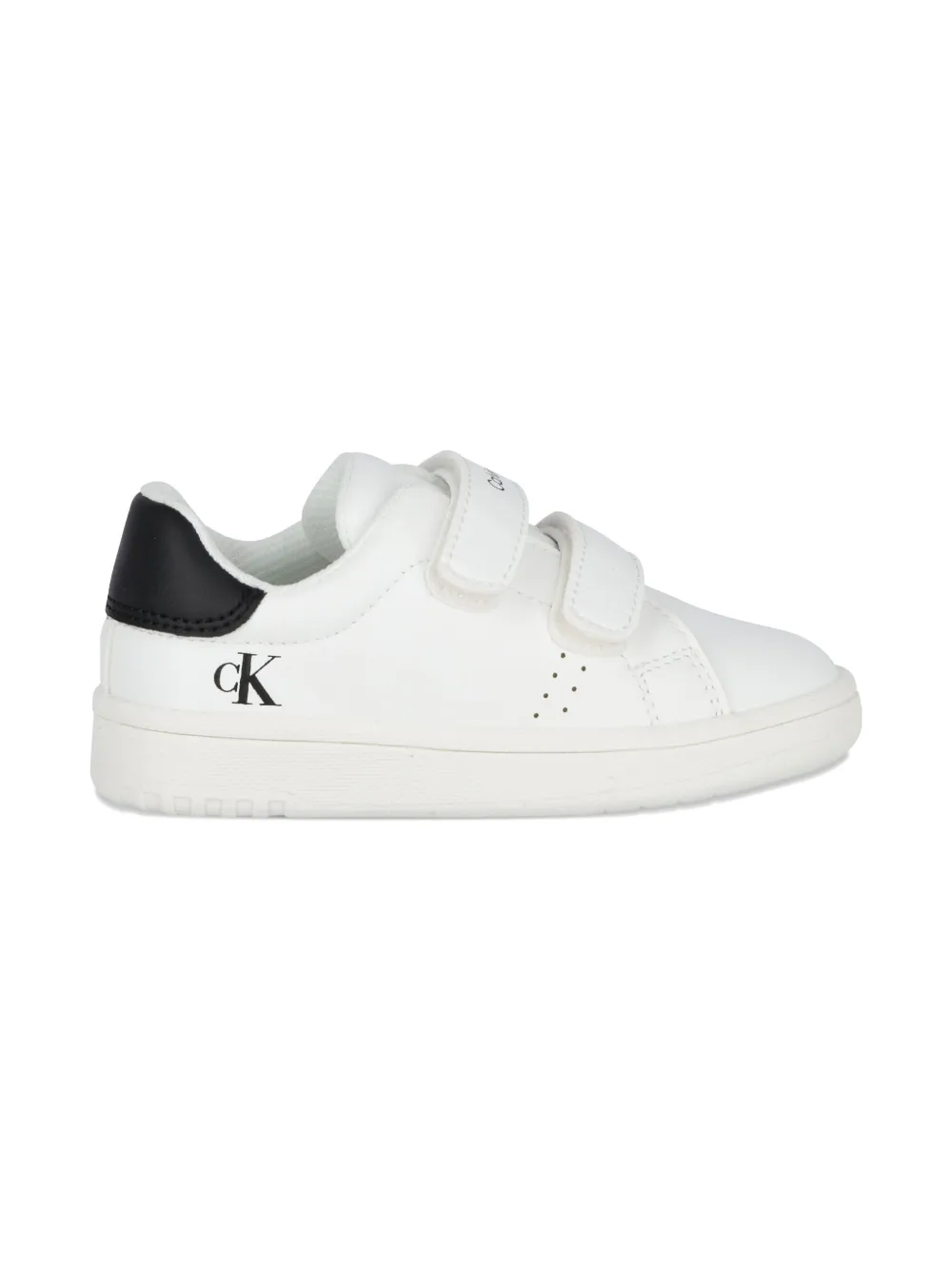 Calvin Klein Logo-print Sneakers In White