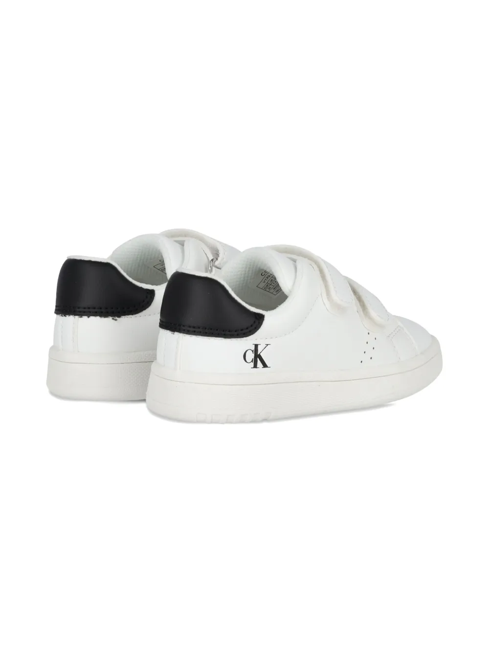 Calvin Klein Logo-print Sneakers In White
